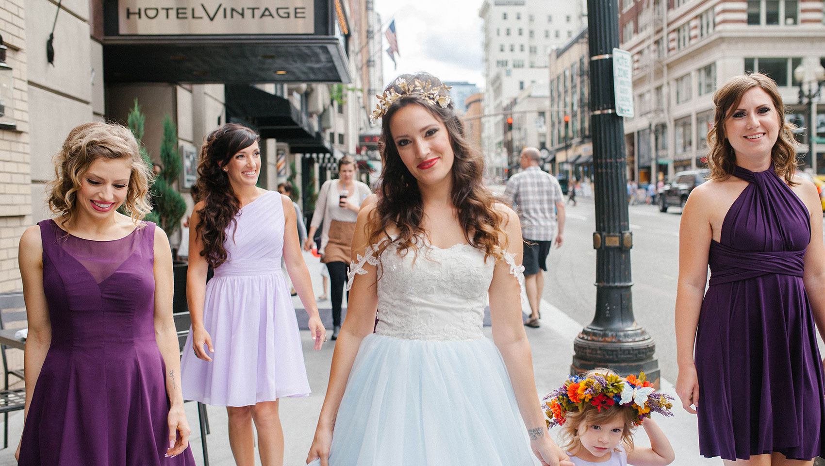 Kimpton hotel vintage wedding