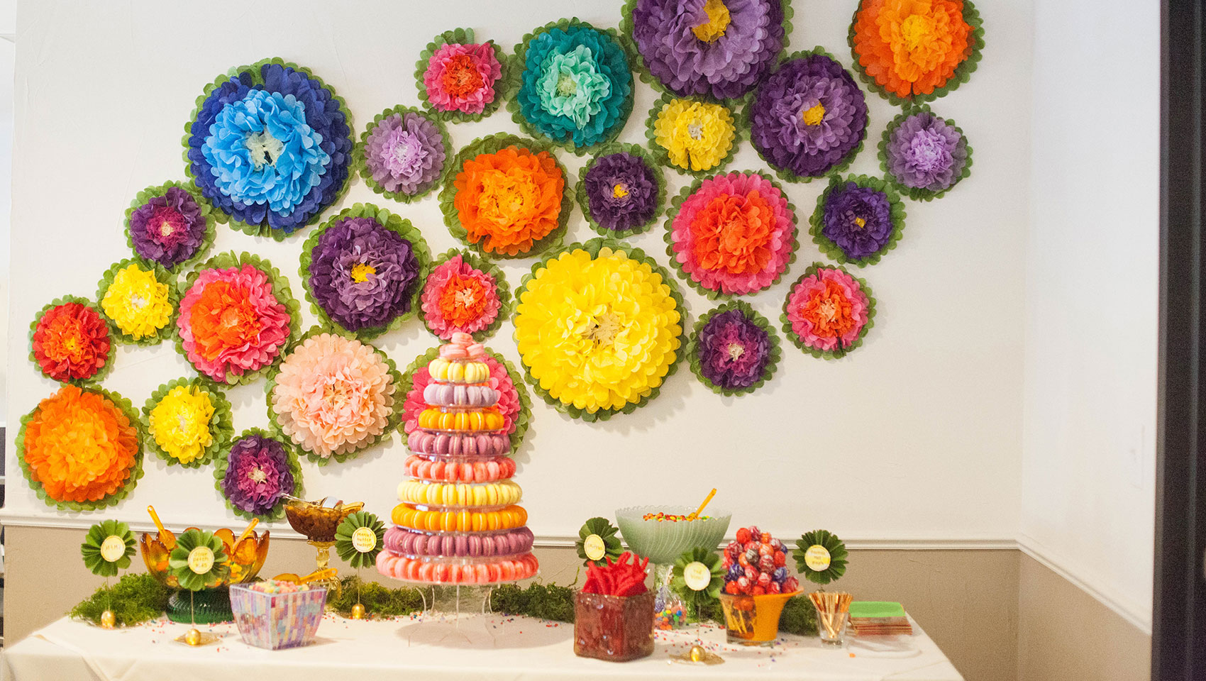 Portland macaroon wedding cake tower