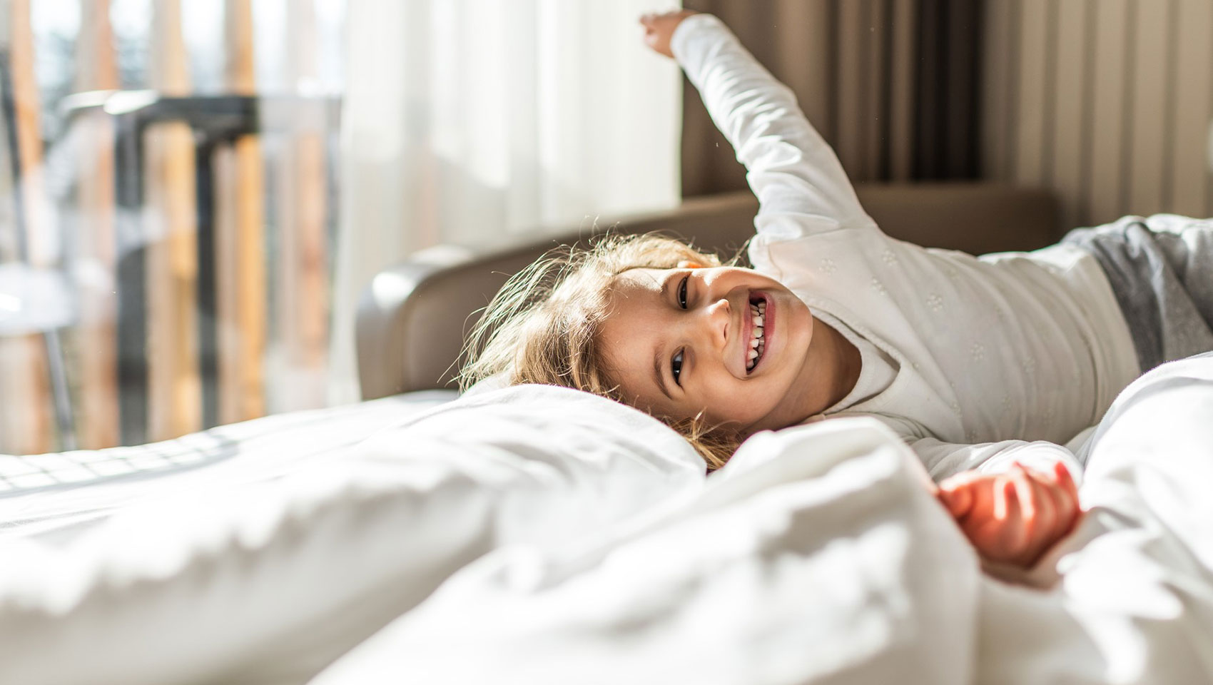 girl on bed