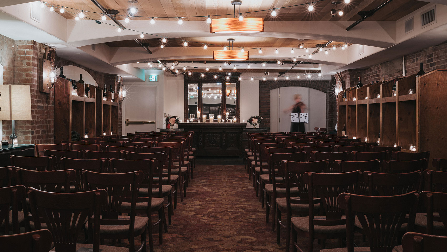 kimpton portland hotel vintage wedding wine cellar - portland wedding venues