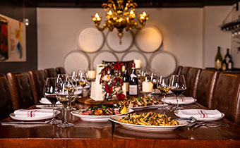 Wine Cellar Dinner Set-up